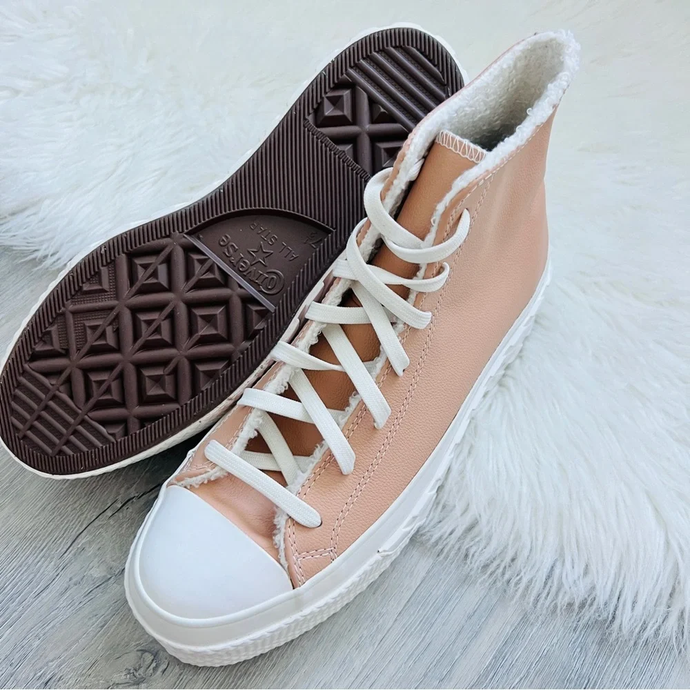 NWT Converse Chuck Taylor All Star Lift 2X Platform Cozy Tones Women’s Shoes - Picture 3 of 8